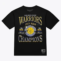 Men's Mitchell & Ness Black Golden State Warriors Champions Era T-Shirt