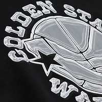 Men's Mitchell & Ness Black Golden State Warriors Chrome Hoodie