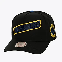 Men's Mitchell & Ness  Black Golden State Warriors Class Act Pro Snapback Hat