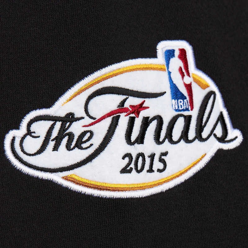 Sweat à capuche noir pour homme Mitchell & Ness Golden State Warriors Hardwood Classics Blackout Collection