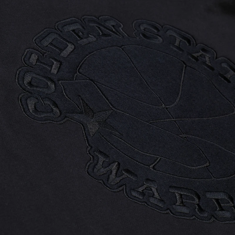 Men's Mitchell & Ness Black Golden State Warriors Phantom Fleece Sweatshirt