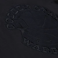 Men's Mitchell & Ness Black Golden State Warriors Phantom Fleece Sweatshirt