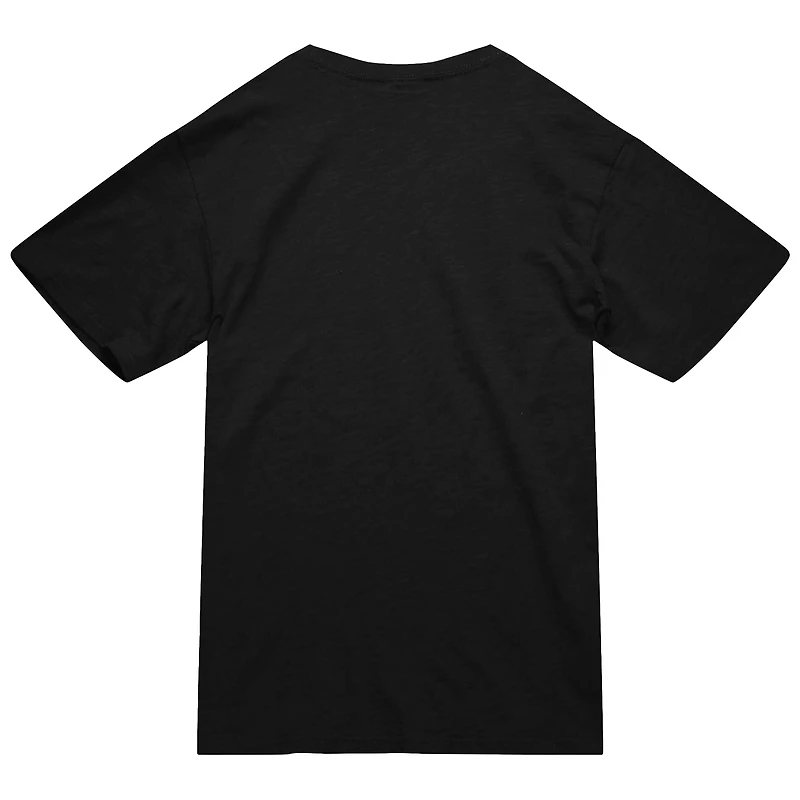 Men's Mitchell & Ness  Black Golden State Warriors Worldwide Collection Glow Up T-Shirt