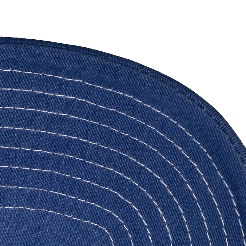 Men's Mitchell & Ness  Blue/White Golden State Warriors Dip Dye Pro Crown Adjustable Hat