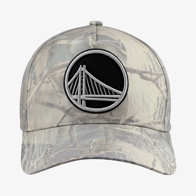 Casquette ajustable Mitchell & Ness Camo Golden State Warriors Perfect Pro pour homme