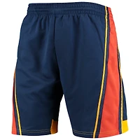 Men's Mitchell & Ness Navy Golden State Warriors 2009 Hardwood Classics 75th Anniversary Swingman Shorts