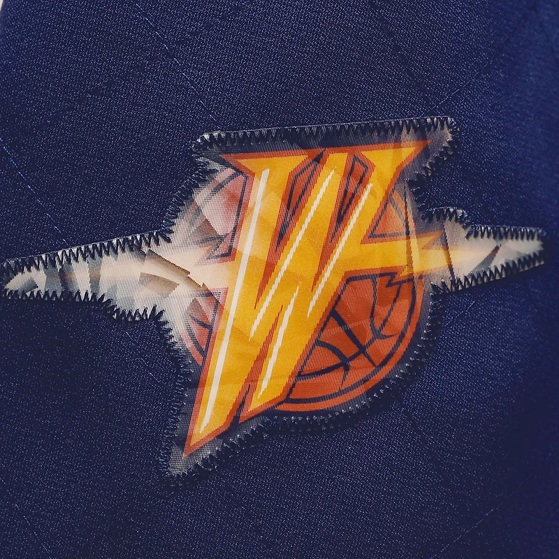 Men's Mitchell & Ness Navy Golden State Warriors 2009 Hardwood Classics 75th Anniversary Swingman Shorts