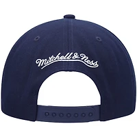Casquette Snapback Mitchell & Ness bleu marine Golden State Warriors Hardwood Classics Team Ground 2.0 pour homme
