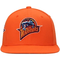 Casquette Snapback Orange Golden State Warriors Hardwood Classics Mitchell & Ness pour hommes