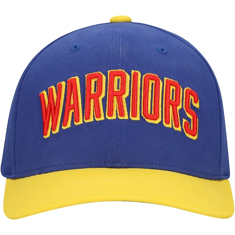 Casquette ajustable Mitchell & Ness bleu marine Golden State Warriors Team Up Classic Edition pour homme