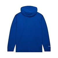 Men's Mitchell & Ness Royal Golden State Warriors Hardwood Classics Lightweight Thermal Pullover Hoodie