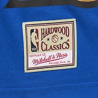T-shirt homme Mitchell & Ness Royal Golden State Warriors Hardwood Classics Logo Blast