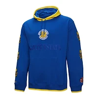 Men's Mitchell & Ness  Royal Golden State Warriors Hardwood Classics Team OG 3.0 Pullover Hoodie
