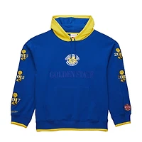 Men's Mitchell & Ness  Royal Golden State Warriors Hardwood Classics Team OG 3.0 Pullover Hoodie