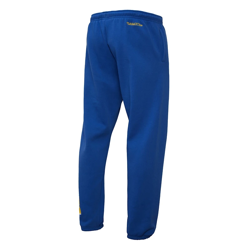 Men's Mitchell & Ness Royal Golden State Warriors Hardwood Classics Team Origins Pants