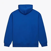 Men's Mitchell & Ness Royal Golden State Warriors Team Name Stack Logo Hoodie
