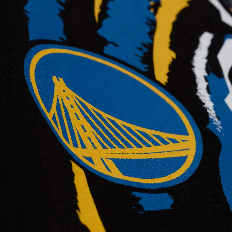 T-shirt Mitchell & Ness Stephen Curry noir Golden State Warriors Chalked Up pour homme
