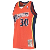 Men's Mitchell & Ness Stephen Curry Golden State Warriors Hardwood Classics Swingman Jersey
