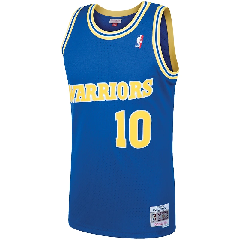 Maillot Swingman Mitchell & Ness Tim Hardaway Royal Golden State Warriors 1990/91 Hardwood Classics pour homme