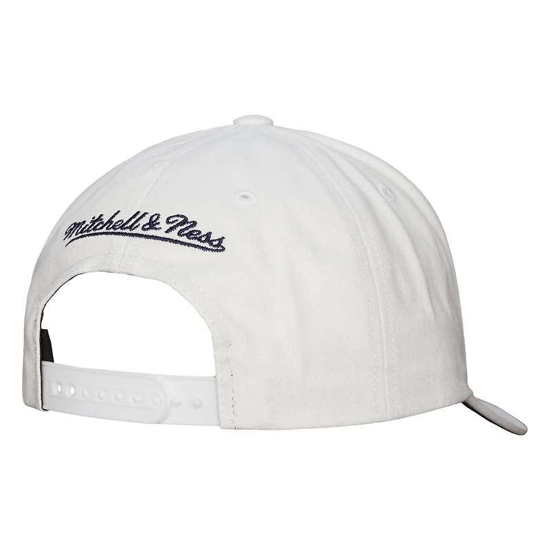 Men's Mitchell & Ness White Golden State Warriors Hardwood Classics All In Retro Snapback Hat