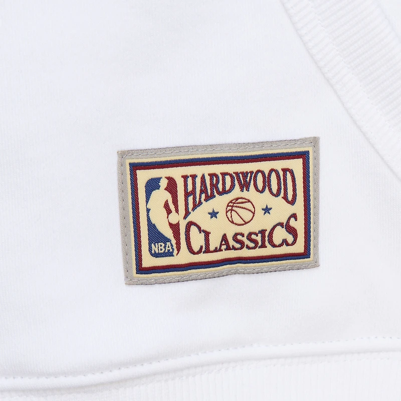 Sweat-shirt à capuche blanc Golden State Warriors Nights de Mitchell & Ness pour homme