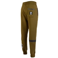 Men's NBA x Two Hype  Olive Golden State Warriors Culture & Hoops Collection Premium Jogger Pants