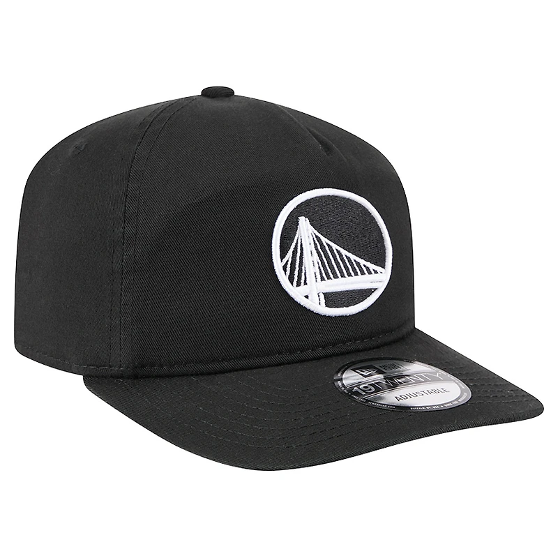 Casquette ajustable New Era noire Golden State Warriors 19TWENTY pour homme