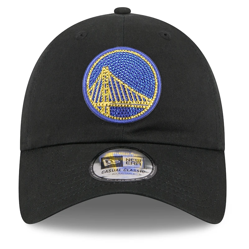 Men's New Era Black Golden State Warriors 2026 NBA Draft Casual Classic Adjustable Hat
