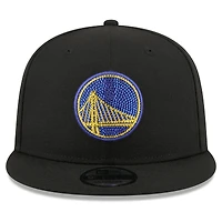 Men's New Era Black Golden State Warriors 2026 NBA Draft Crystal 9FIFTY Snapback Hat