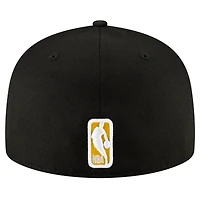 Casquette ajustée 59FIFTY noire Golden State Warriors New Era pour homme