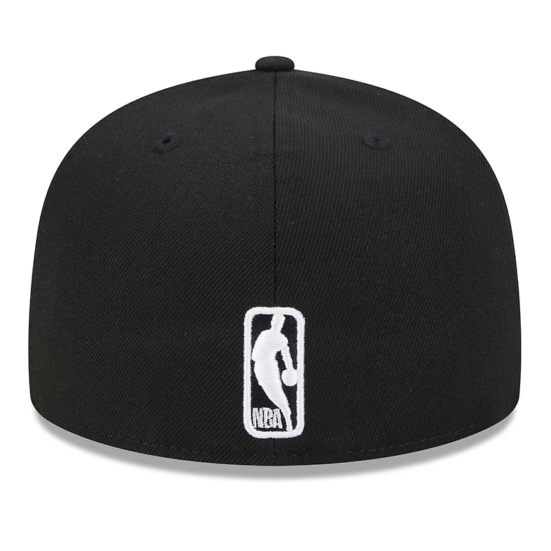 Casquette ajustée 59FIFTY Golden State Warriors noire New Era pour homme
