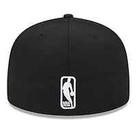Casquette ajustée 59FIFTY Golden State Warriors noire New Era pour homme