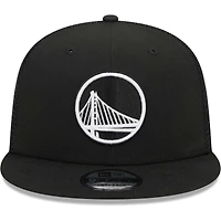 Men's New Era Black Golden State Warriors 9FIFTY Snapback Trucker Hat
