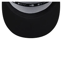 Casquette snapback New Era 9FIFTY noire Golden State Warriors pour homme