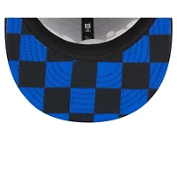 Men's New Era Black Golden State Warriors Checkerboard UV 59FIFTY Fitted Hat