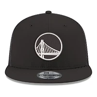 Men's New Era Royal Golden State Warriors Core Logo Meshback 9FIFTY Snapback Hat