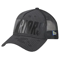 Casquette ajustable A-Frame Trucker 9FORTY pour homme Golden State Warriors Midnight Ink de New Era