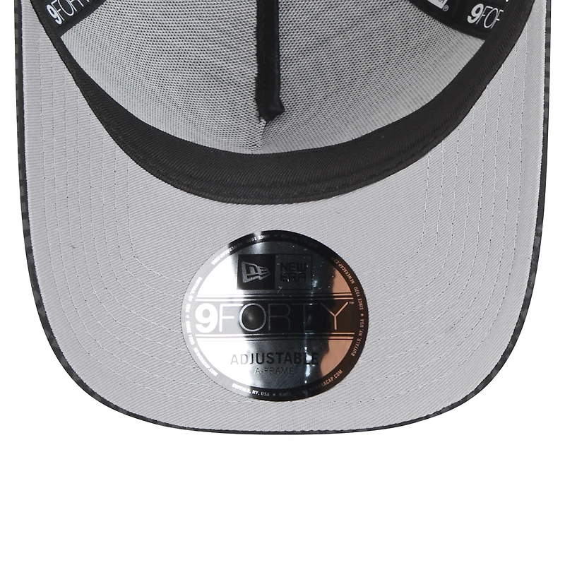 Casquette ajustable A-Frame Trucker 9FORTY pour homme Golden State Warriors Midnight Ink de New Era