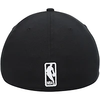 Casquette New Era Flex noire pour homme, couleur officielle des Golden State Warriors (modèle 39THIRTY).