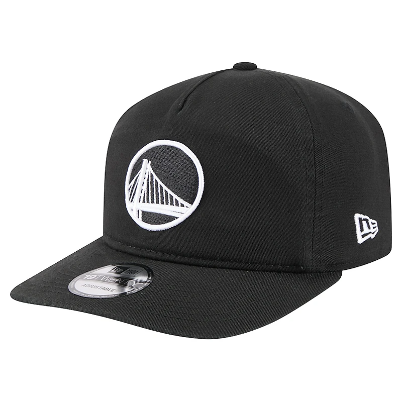Casquette ajustable Quickstrike 19TWENTY noire New Era pour homme des Golden State Warriors