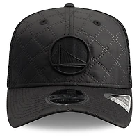 Casquette ajustable en nylon matelassé 9SEVENTY des Golden State Warriors de New Era pour homme
