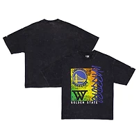 T-shirt délavé aux enzymes Sport Classics Golden State Warriors de New Era pour homme