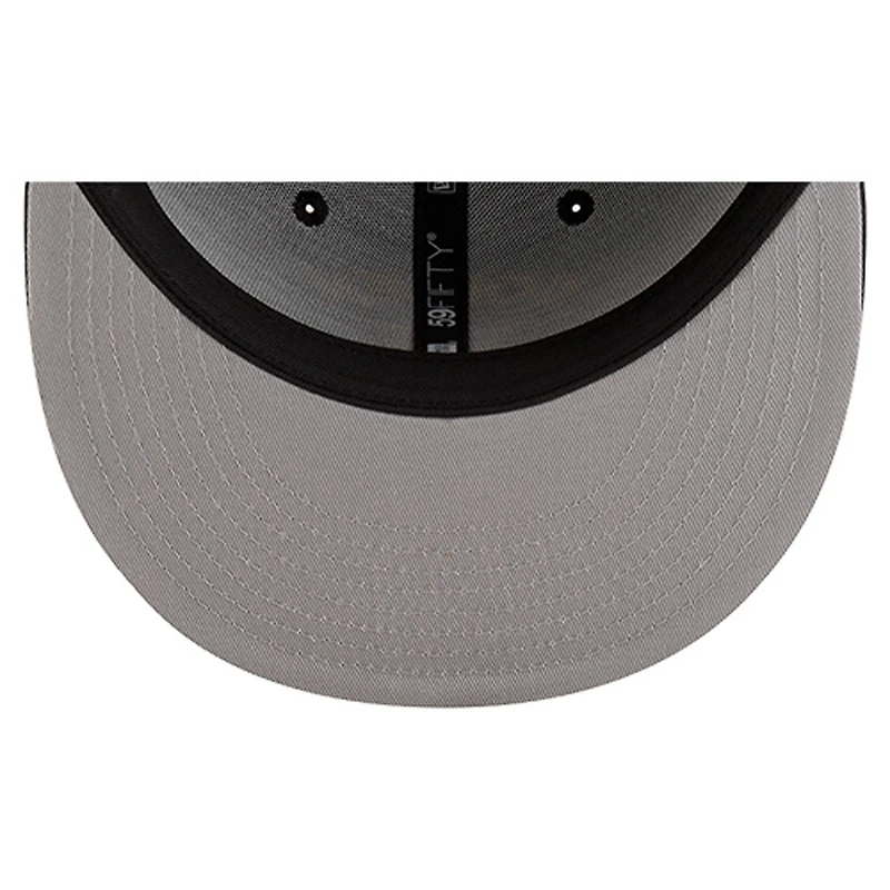 Men's New Era  Black Golden State Warriors Statement Edition Jersey Hook 59Fifty Fitted Hat