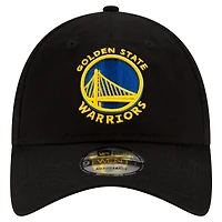 Casquette réglable noire Golden State Warriors Team 2.0 9TWENTY New Era pour homme