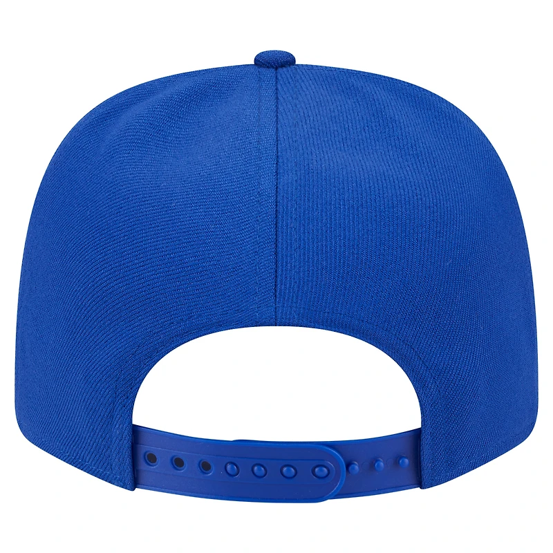 Casquette ajustable New Era 9SEVENTY bleue Golden State Warriors pour homme