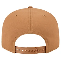 Casquette Snapback 9FIFTY New Era pour hommes, Golden State Warriors, marron