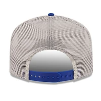 Men's New Era Cream Golden State Warriors Layered Patch 19TWENTY Adjustable Hat