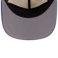 Men's New Era Cream Golden State Warriors Layered Patch 19TWENTY Adjustable Hat