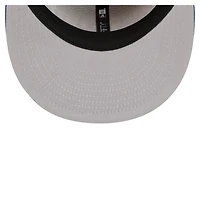 Men's New Era Gold/Royal Golden State Warriors Satin Two-Tone 59FIFTY Fitted Hat