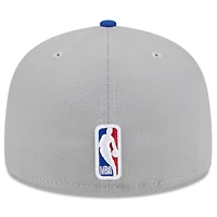 Men's New Era  Gray/Royal Golden State Warriors 2023 NBA Draft Two-Tone 59FIFTY Fitted Hat